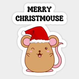 Merry Christmouse Sticker